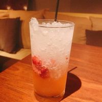 本日のおすすめメニュー「ラズベリーレモネードソーダ」＠恵比寿の大人の隠れ家　鉄板焼き バンブーグラッシィ