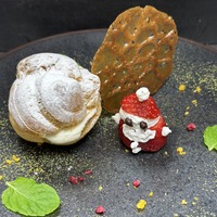 「クリスマス限定デザート」 @恵比寿/鉄板焼き/誕生日/ステーキ/神戸牛/バンブー グラッシィ 恵比寿店/