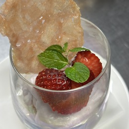 「デザートの新作！！」 @恵比寿/鉄板焼き/誕生日/ステーキ/神戸牛/バンブー グラッシィ 恵比寿店/